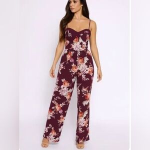 Band Of Gypsies Floral Jumpsuit